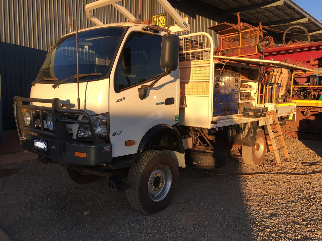 Hino 300 4X4 817 DPF & EGR delete carried out on remote mine site